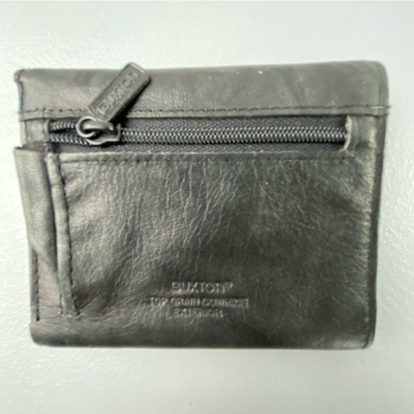 Buxton black full cowhide leather bifold wallet - Picture 4 of 8